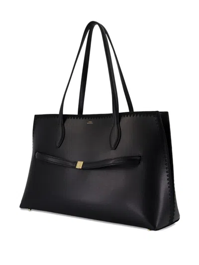 Totême Top-handle Stitched Tote Bag