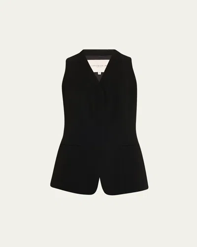 Lafayette 148 Tailored Finesse Crepe Vest