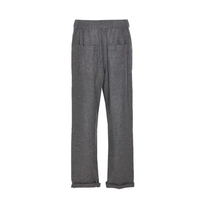 Brunello Cucinelli Trousers With Belt Loops And Elastic Waistband