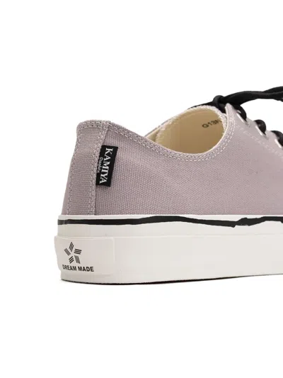 Kamiya Joey Vulcanised-sole Sneakers In Gray