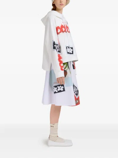 Marni Graphic Print T-shirt In White