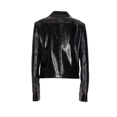 Courrèges Courreges Women Reedition Vinyl Jacket In Black