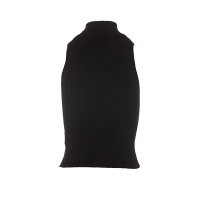 Diesel M-onervax Ribbed-knit Tank Top In Black