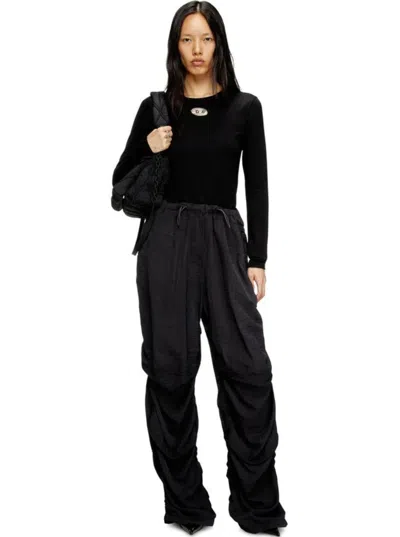 Diesel T-uncutie-long-d T-shirt In Black