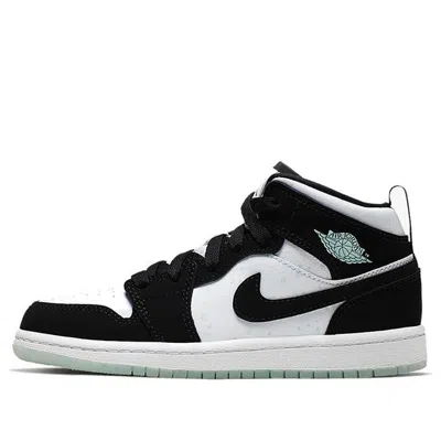 Air Jordan (ps)  1 Mid Se 'glow In The Dark Panda'