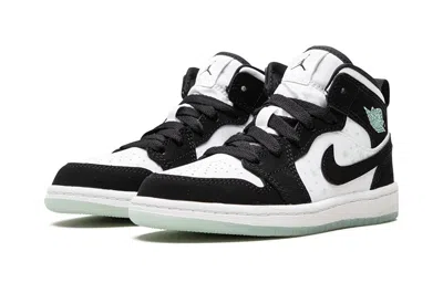 Air Jordan (ps)  1 Mid Se 'glow In The Dark Panda'