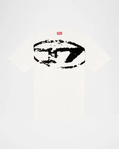 Diesel T Boxt T Shirt Off White