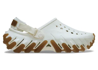 Pre-owned Crocs Men's  Echo Gum Ro Clog Sneakers In White