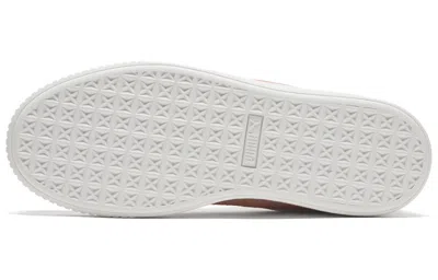 Puma (wmns)  Platform Velvet Pink/white Low Casual Board Shoes