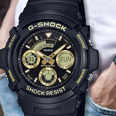 Casio G-shock Analog-digital 'black' In Black