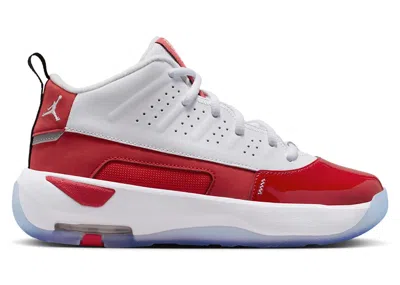 Pre-owned Jordan Max Aura 7 Sneakers In White/gym Red/black In Multi