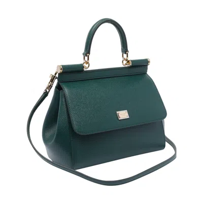 Dolce & Gabbana Dolce&gabbana Handbag Sicily Medium Green