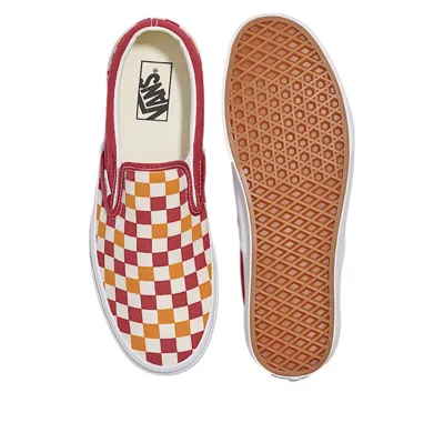 Vans Classic Slip-on Checkerboard 'red White'