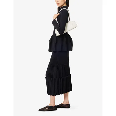 Cfcl Womens  Accordion Pleated Knitted Midi Skirt In Black