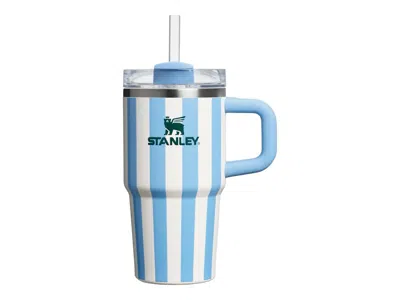 Pre-owned Stanley Flowstate Quencher 20oz Tumbler In Cornflower Cabana Gloss In Blue
