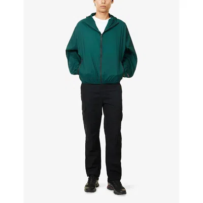The North Face Womens Hunter Green Redbox Packable Windbreaker Jacket