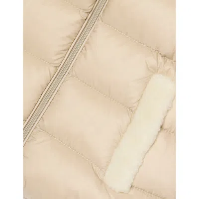 Moncler Miscellaneous Borgan Hooded Padded Shell Jacket 3 Months - 3 Year In Neutral