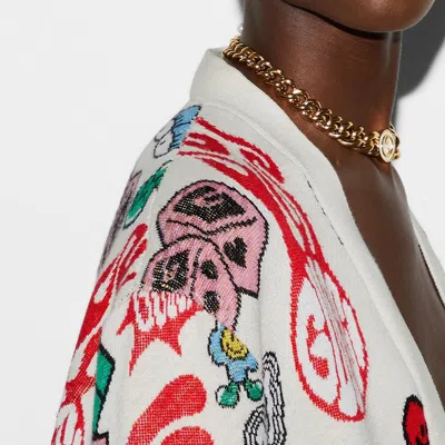 Gucci (wmns)  Cotton Wool Jacquard Cardigan 'multicolor'