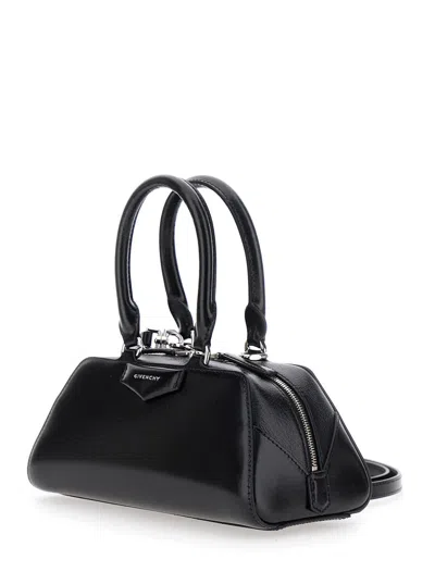 Givenchy Antigona East-west Small Handbag In Black