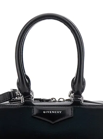 Givenchy Antigona East-west Small Handbag In Black