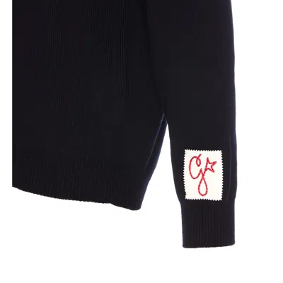 Golden Goose Long-sleeve Knit Polo Shirt