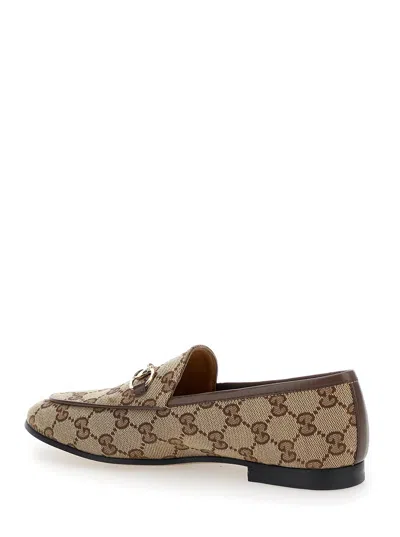 Gucci Jordaan Fabric Loafers