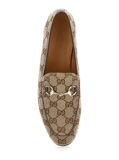 Gucci Jordaan Fabric Loafers
