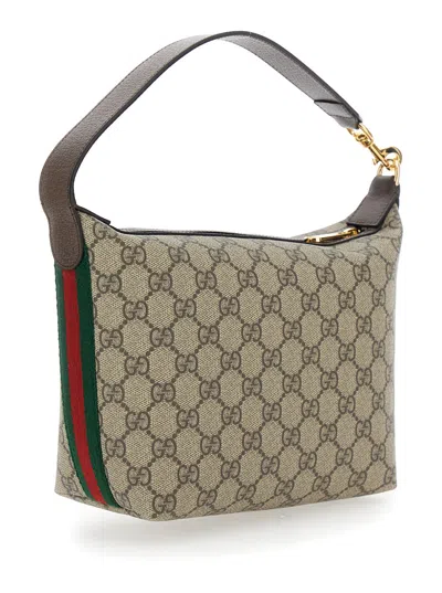 Gucci Ophidia Gg Super Mini Canvas Shoulder Bag