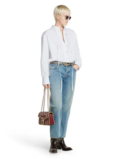 Gucci Women Denim Look 38 In Blue