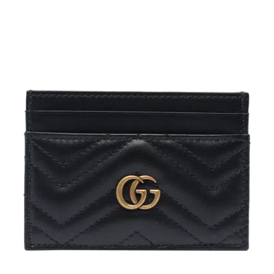 Gucci Gg Marmont 2.0 Wallets And Card Holders Black In Black