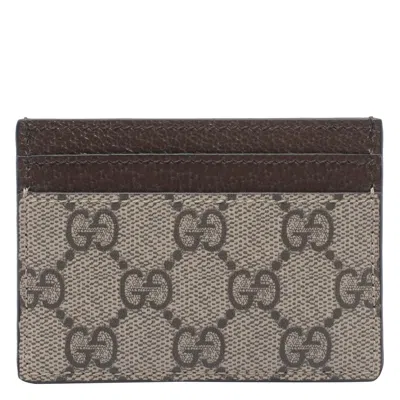 Gucci Women Ophidia Card Case In Gg Supreme