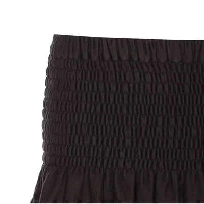 Isabel Marant Étoile Isabel Marant Etoile Charcoal Cotton Pacifica Mini Skirt In Brown