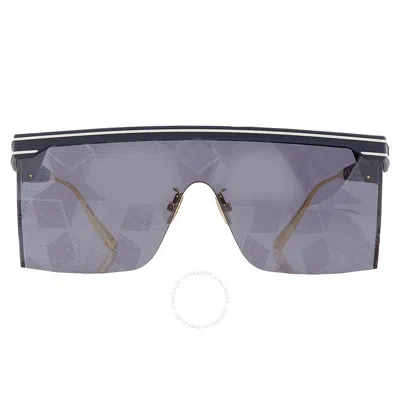 Dior Open Box -  Club M1u Mirror Blue Star Print Shield Ladies Sunglasses Cd40042u 91c 00