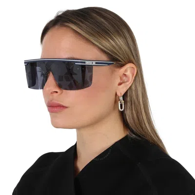 Dior Open Box -  Club M1u Mirror Blue Star Print Shield Ladies Sunglasses Cd40042u 91c 00