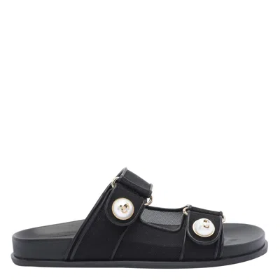 Jimmy Choo Fayence Pearl-embellished Sandals