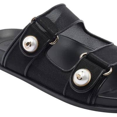 Jimmy Choo Fayence Pearl-embellished Sandals