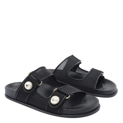 Jimmy Choo Fayence Pearl-embellished Sandals