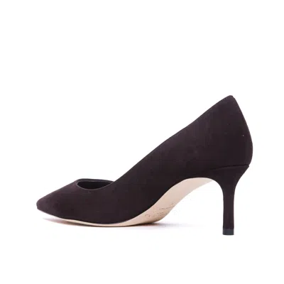 Jimmy Choo Romy 85 Coffee Tonal Suede Pumps In Black