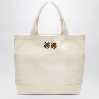 Maison Kitsuné Double Bold Fox Head Medium Tote Bag