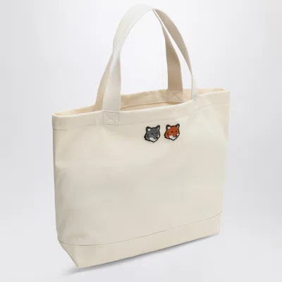Maison Kitsuné Double Bold Fox Head Medium Tote Bag