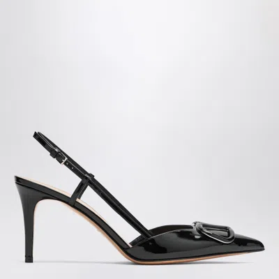 Valentino Vlogo 80 Patent Slingback Pump