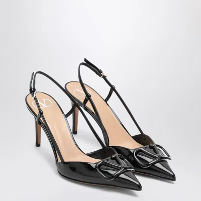 Valentino Vlogo 80 Patent Slingback Pump