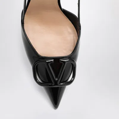 Valentino Vlogo 80 Patent Slingback Pump