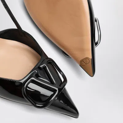 Valentino Vlogo 80 Patent Slingback Pump