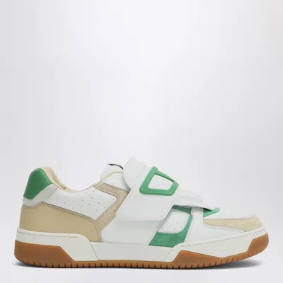 Valentino Sneaker Low Top Joie De Jouer White/beige/green