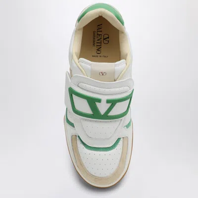 Valentino Sneaker Low Top Joie De Jouer White/beige/green