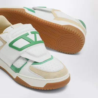 Valentino Sneaker Low Top Joie De Jouer White/beige/green