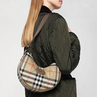 Burberry Medium Horseshoe Crossbody Bag Women In Brown