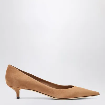 Jimmy Choo Amelia 35 Suede Pumps In Brown