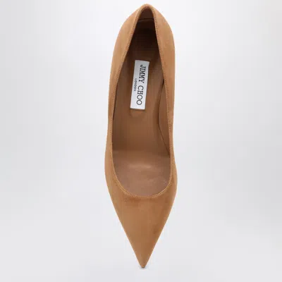 Jimmy Choo Amelia 35 Suede Pumps In Brown